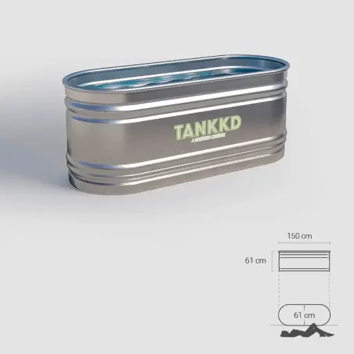 150cm Oval tub 